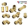 Обжимные латунные фитинги Tiemme (Италия) от интернет-магазина САНТЕХПРОФИ